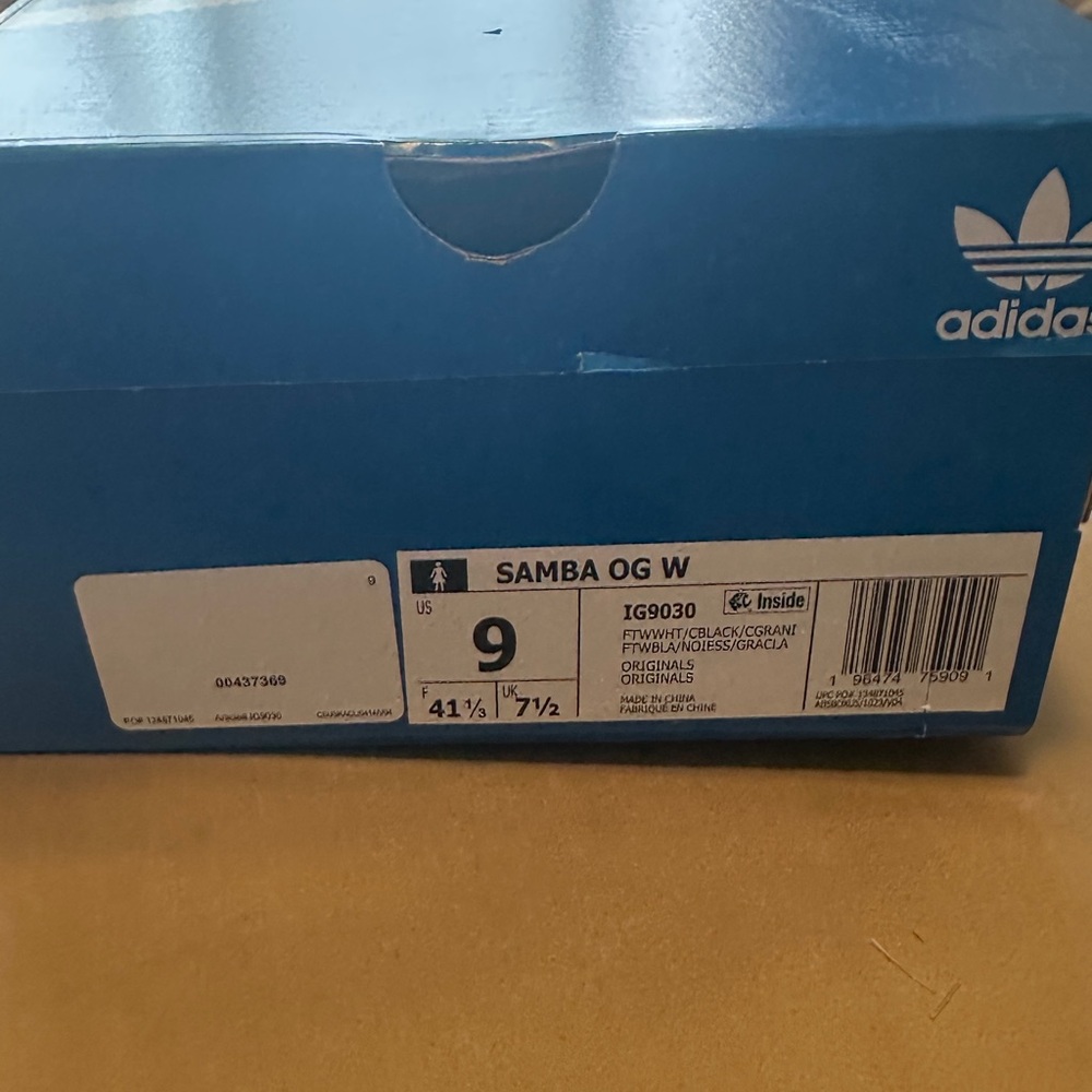 Adidas Samba OG Women's Shoes - Black and White